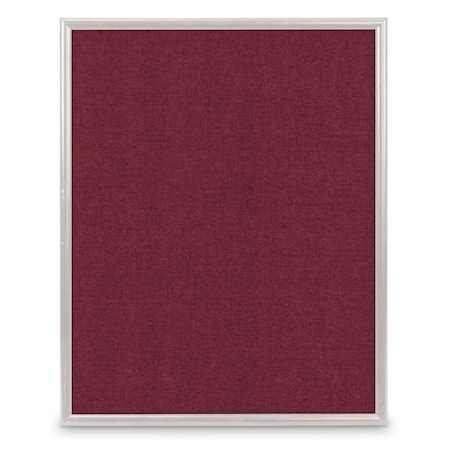 United Visual Products Corkboard, Fabrc, 2 Door, Satin/Surf, 60x36" UV304-SATIN-SURF